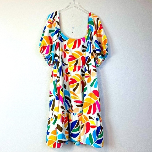 Tabitha Brown x Target Botanical Print Puff Sleeve Dress Size 3X - Picture 2 of 8